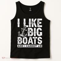 I Like Big Boats And I Can't Lie Tank Top thumb 2