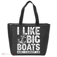 I Like Big Boats And I Can't Lie Tote Bag thumb 0