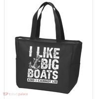 I Like Big Boats And I Can't Lie Tote Bag thumb 3