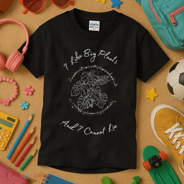 I Like Big Plants And I Cannot Lie Kids T-Shirt