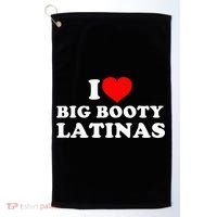 I Love Big Booty Latinas Golf Towel thumb 0