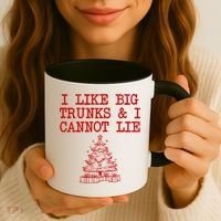 I Like Big Trunks And I Cannot Lie Funny Christmas Coffee Mug thumb 3