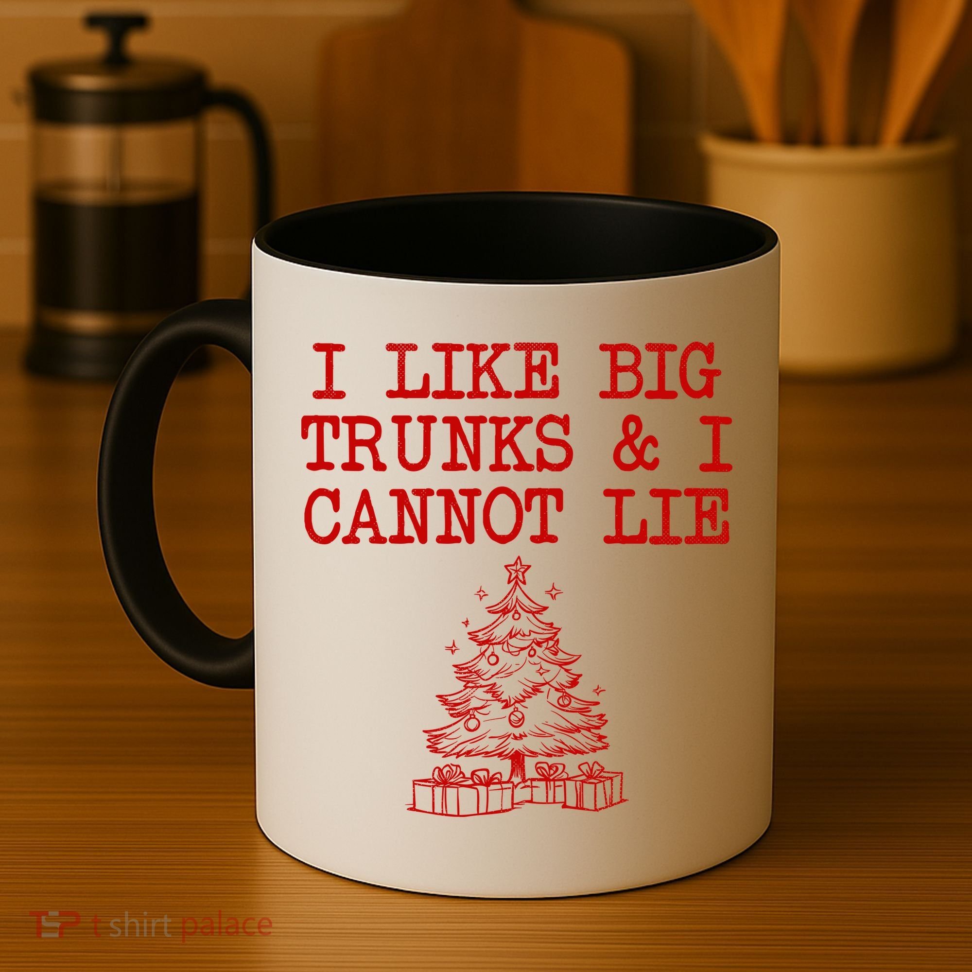 I Like Big Trunks And I Cannot Lie Funny Christmas Coffee Mug