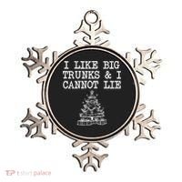 I Like Big Trunks And I Cannot Lie Funny Christmas Ornament thumb 0