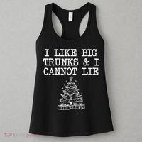 I Like Big Trunks And I Cannot Lie Funny Christmas Women's Tank Top thumb 3