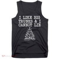 I Like Big Trunks And I Cannot Lie Funny Christmas Tank Top thumb 0