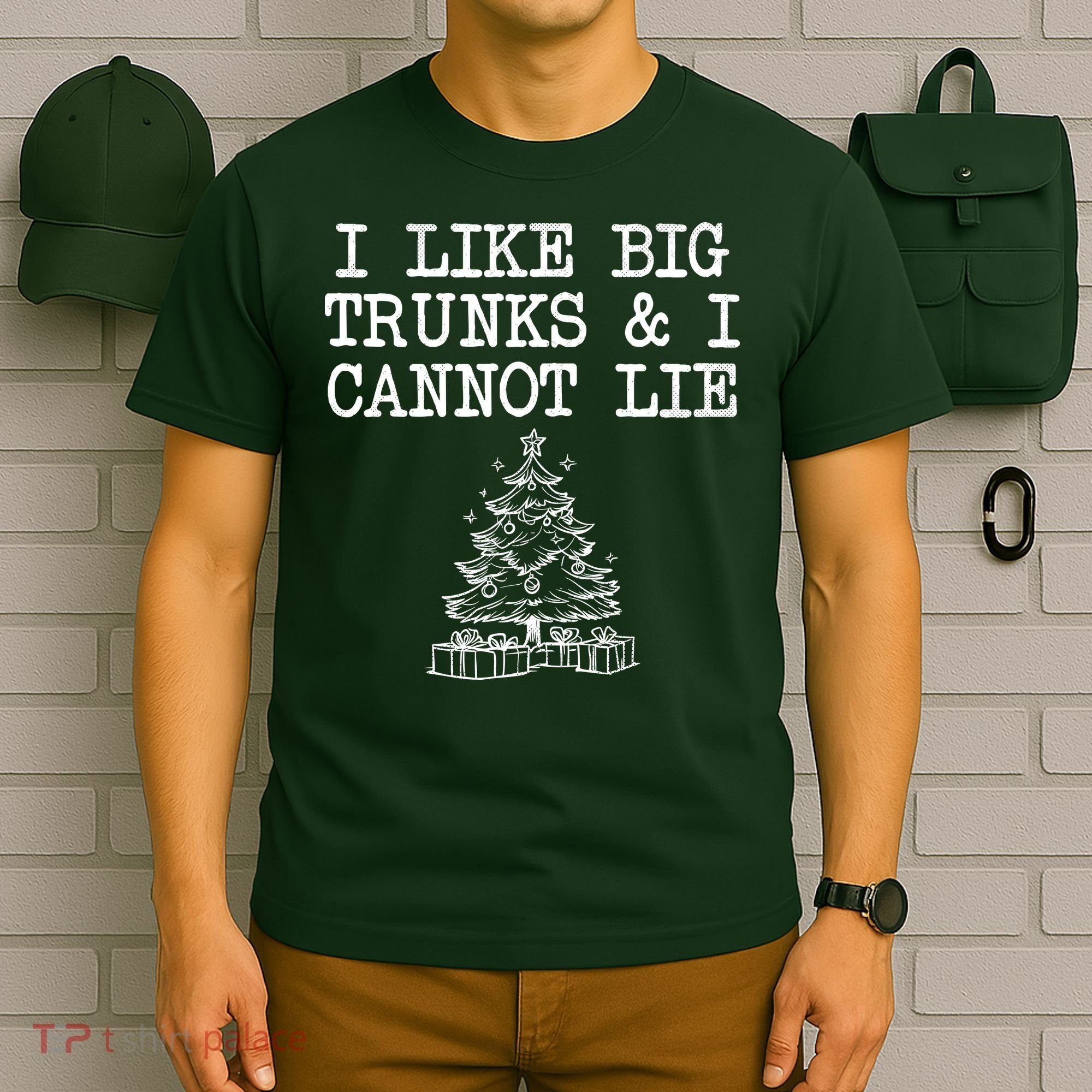 I Like Big Trunks And I Cannot Lie Funny Christmas T-Shirt