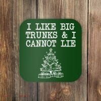 I Like Big Trunks And I Cannot Lie Funny Christmas Coaster thumb 0