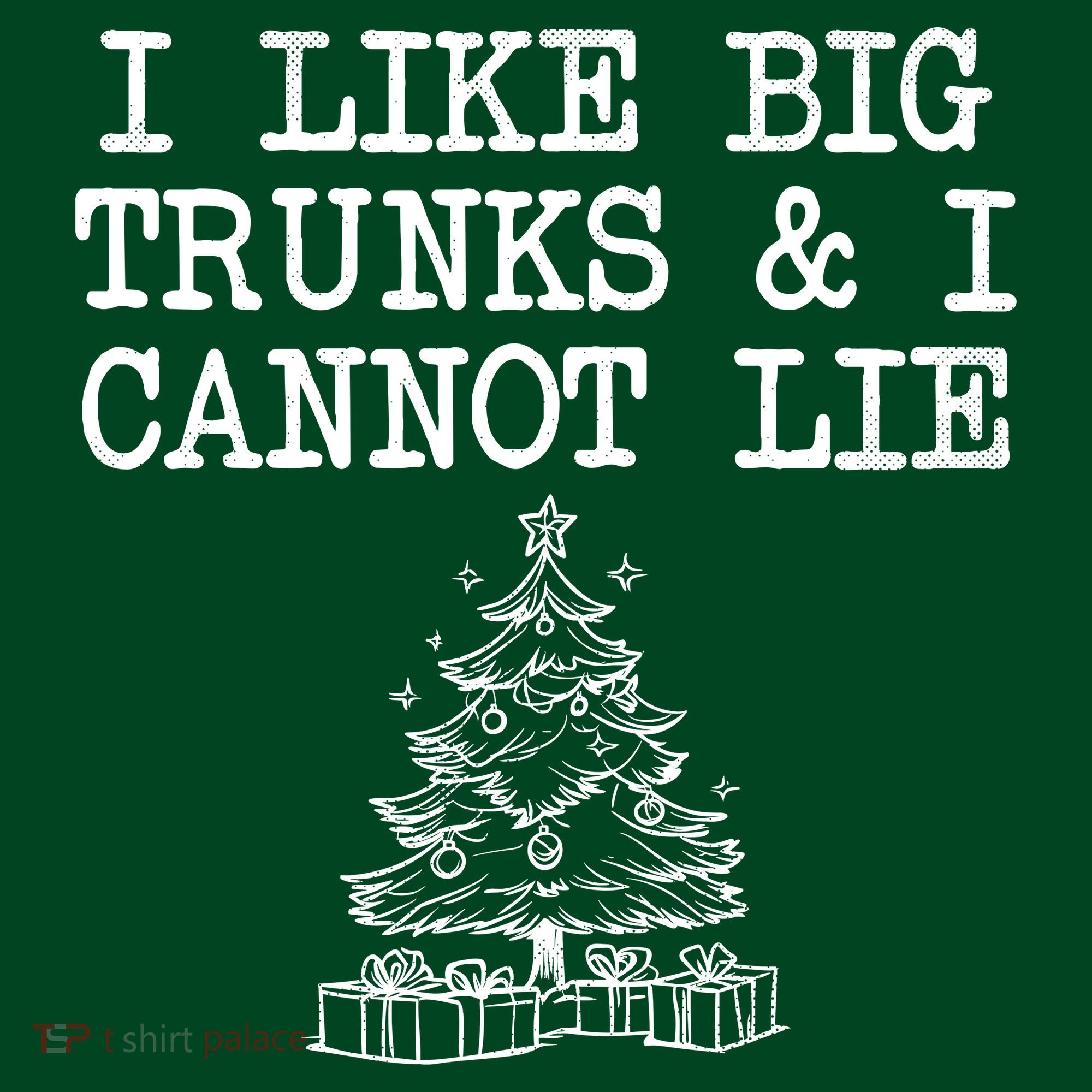 I Like Big Trunks And I Cannot Lie Funny Christmas Mousepad