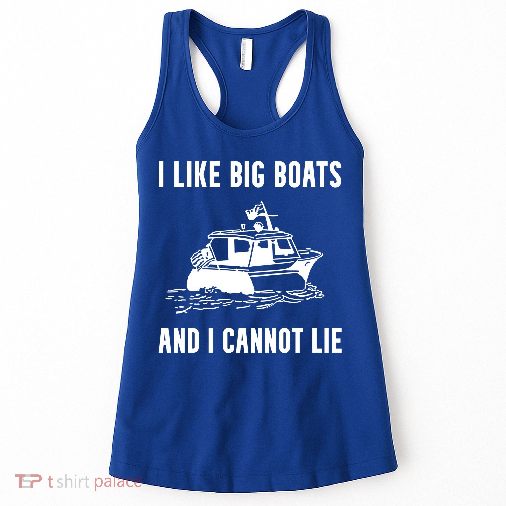 I Like Boats Funny Boat Lover Boater Dad Fishing Boating Gift Women's Tank Top
