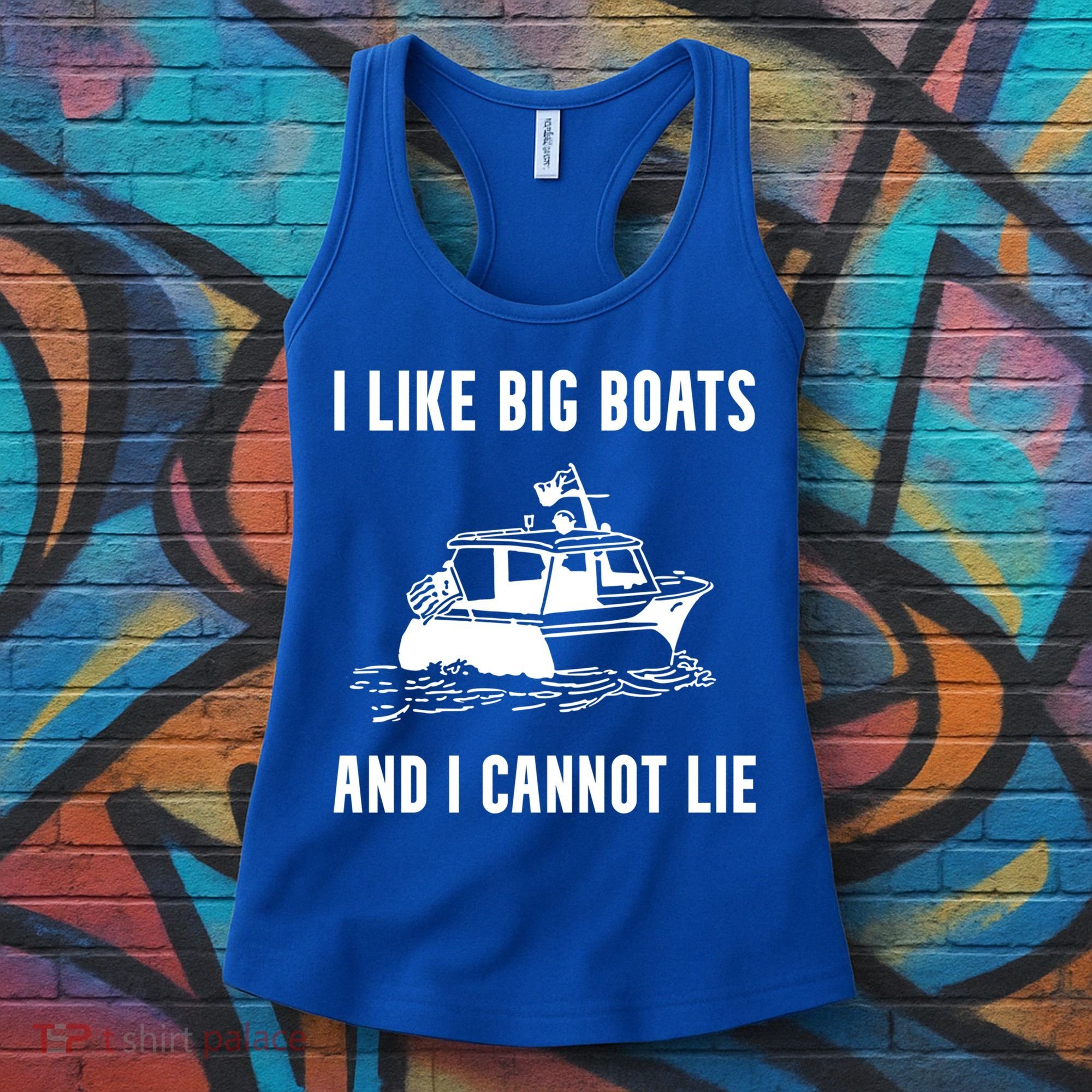 I Like Boats Funny Boat Lover Boater Dad Fishing Boating Gift Women's Tank Top