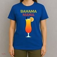 I Love Bahama Mama Always At The Bar With This Cocktail Gift T-Shirt thumb 4