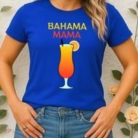 I Love Bahama Mama Always At The Bar With This Cocktail Gift Women's T-Shirt thumb 2