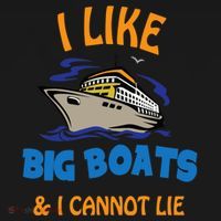 I Like Big Boats And I Cannot Lie. Funny Cool Cruise Backpack thumb 2