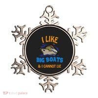 I Like Big Boats And I Cannot Lie. Funny Cool Cruise Ornament thumb 0