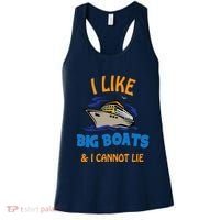 I Like Big Boats And I Cannot Lie. Funny Cool Cruise Women's Tank Top thumb 0