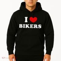 I Love Bikers Hoodie thumb 2