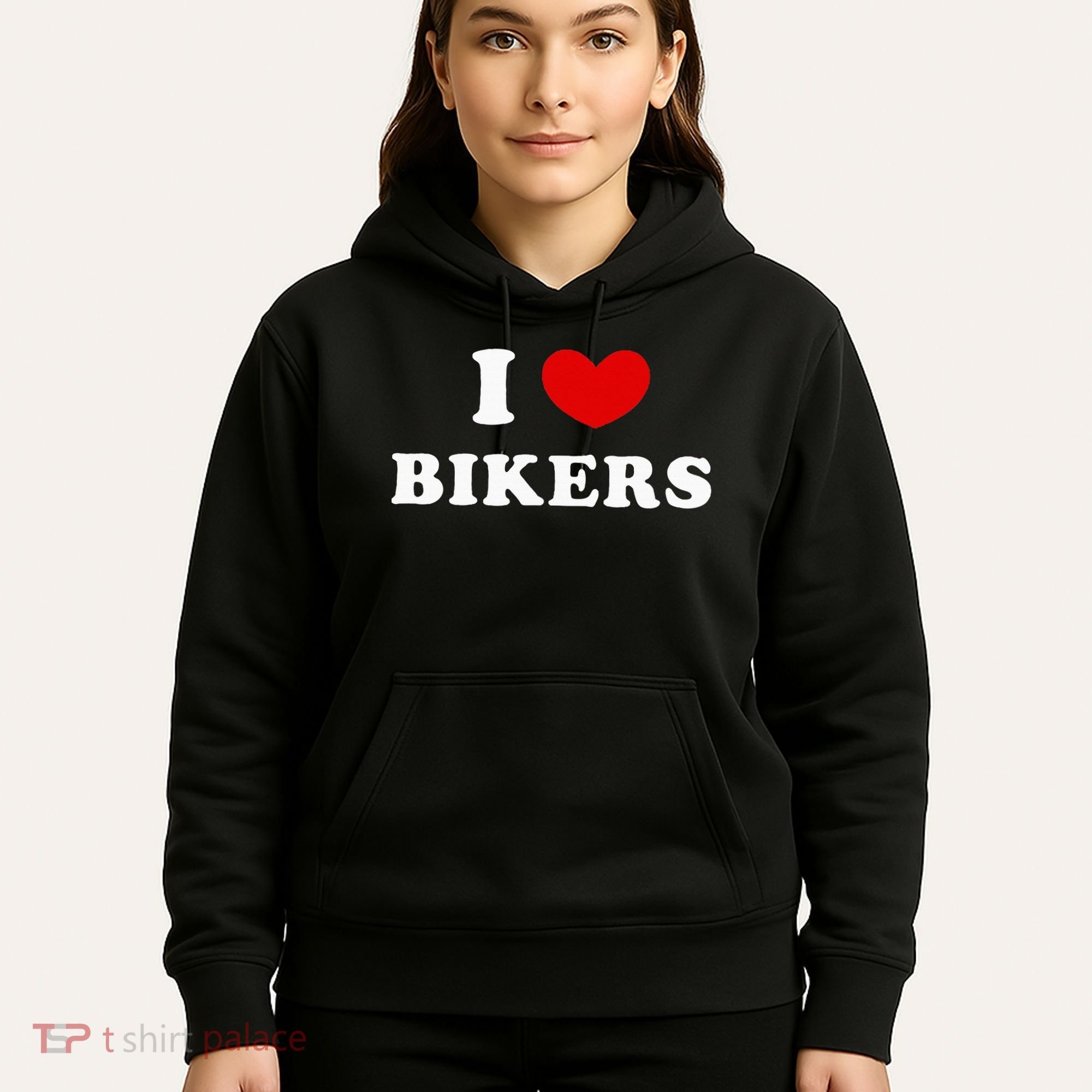 I Love Bikers Hoodie