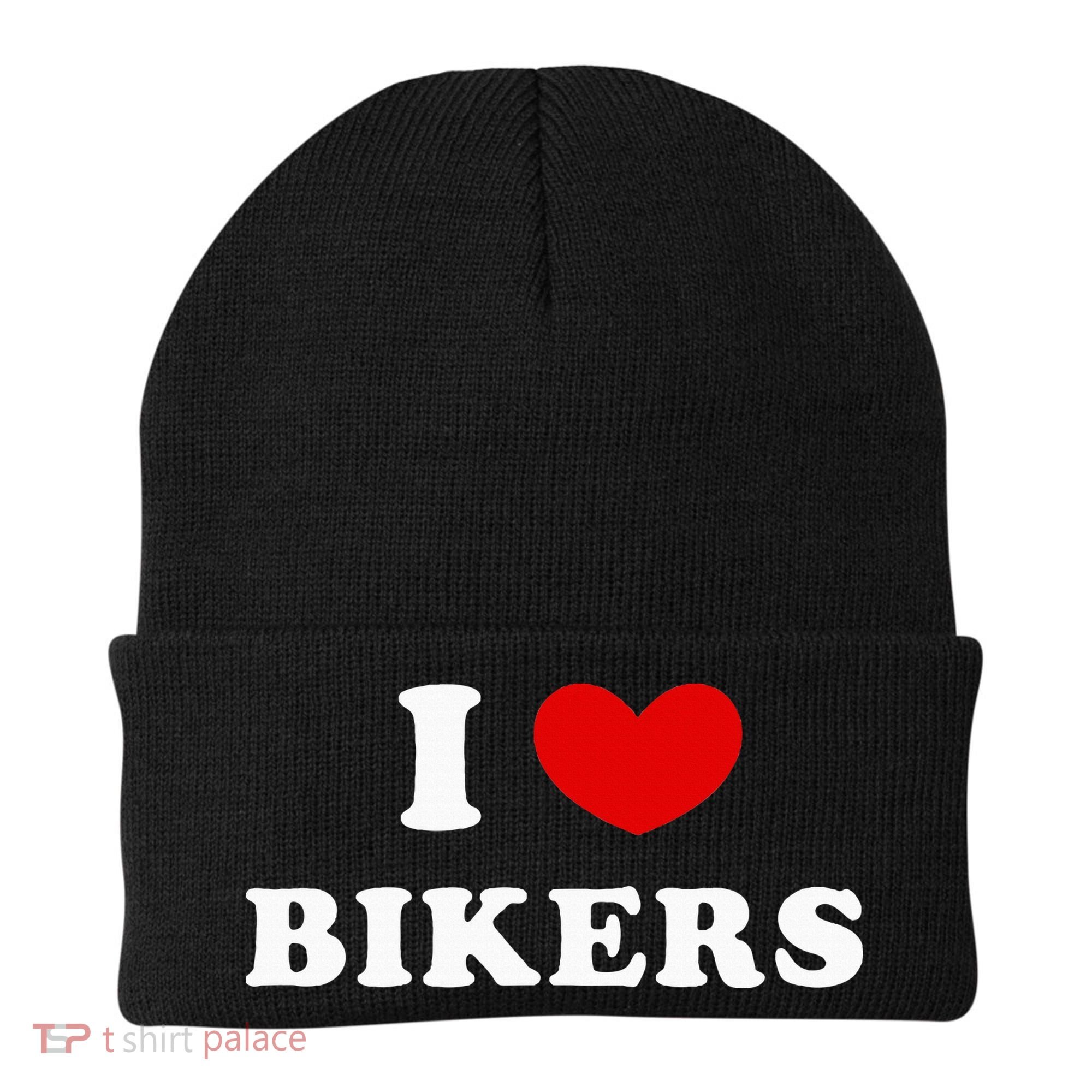 I Love Bikers Beanie