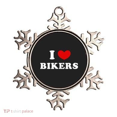 I Love Bikers Ornament