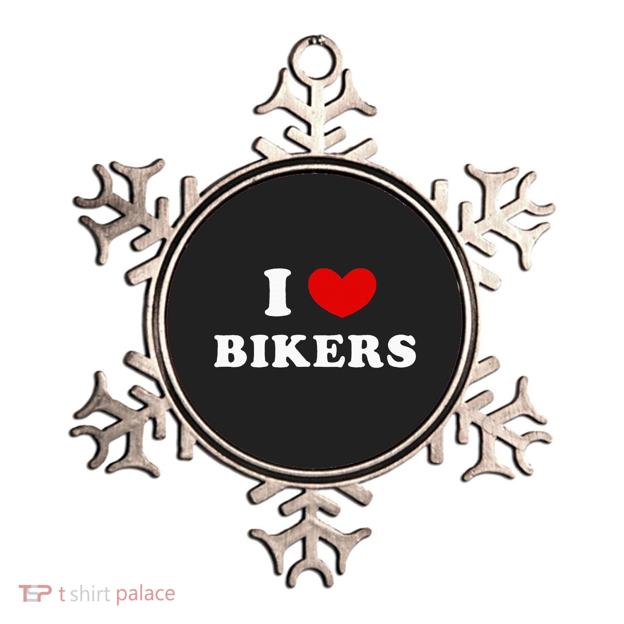 I Love Bikers Ornament