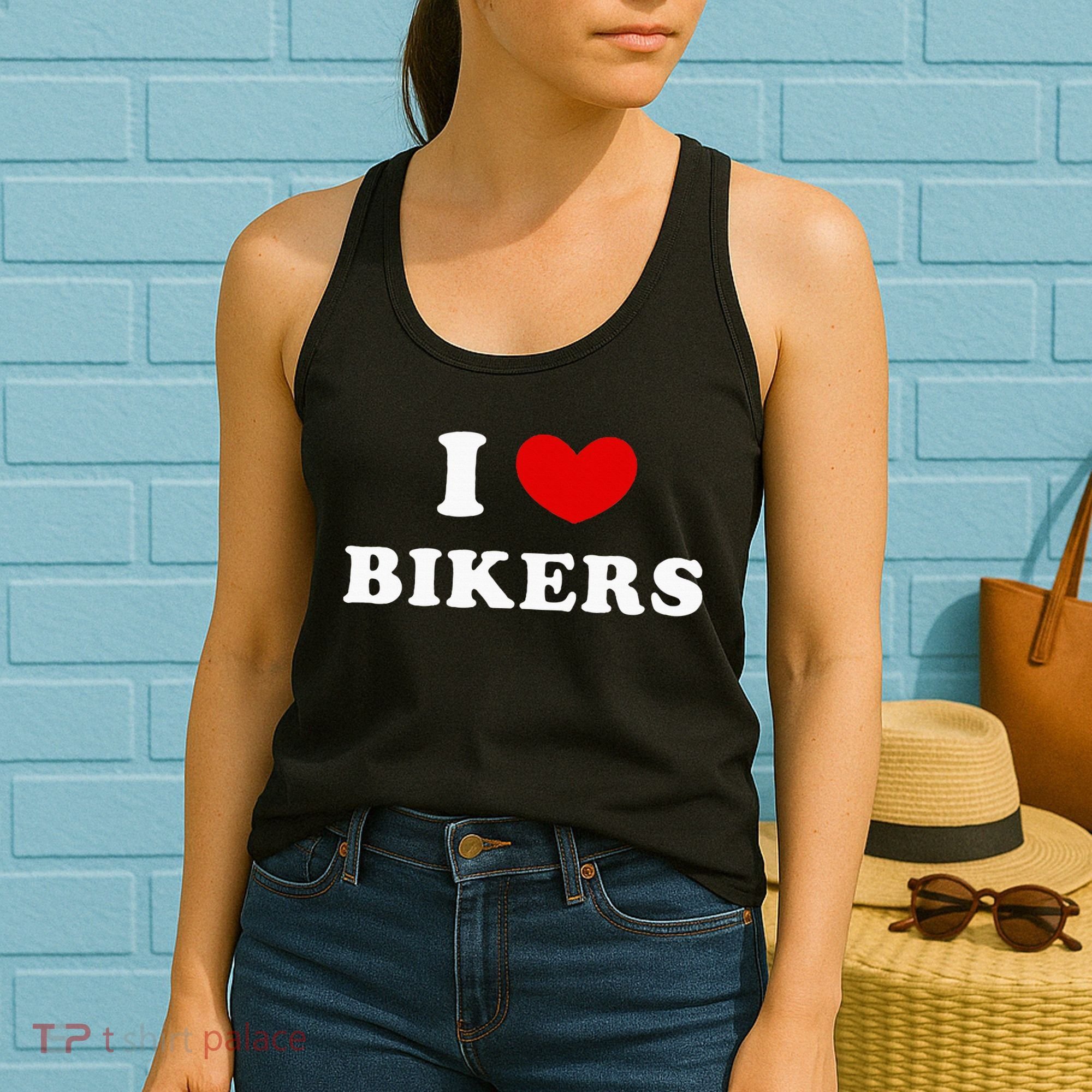 I Love Bikers Women's Tank Top