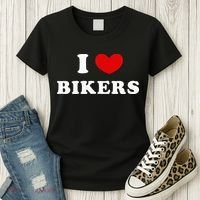 I Love Bikers Women's T-Shirt thumb 3