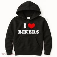 I Love Bikers Kids Hoodie thumb 0