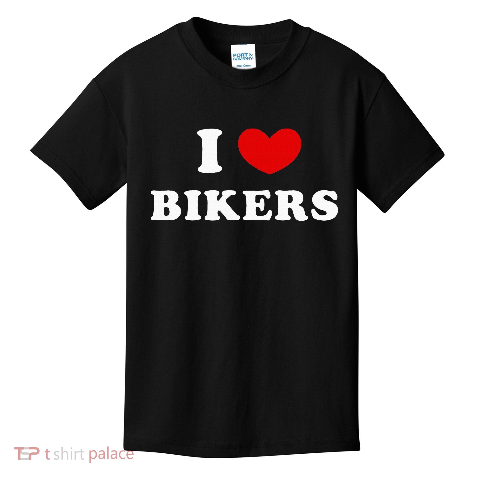 I Love Bikers Kids T-Shirt