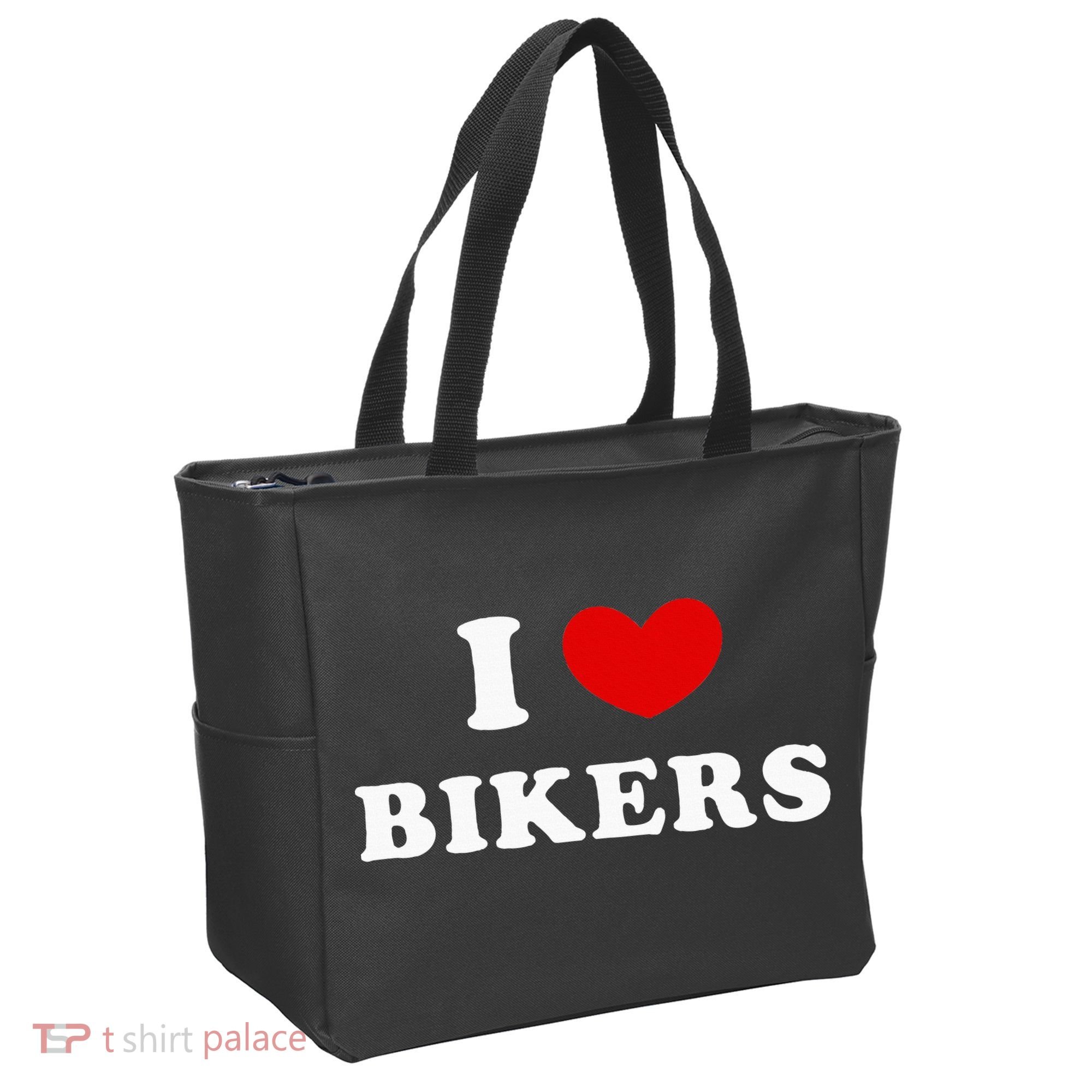 I Love Bikers Tote Bag