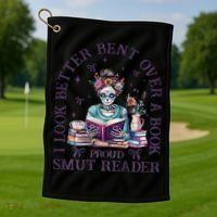 I Look Better Bent Over A Book Proud Smut Reader Golf Towel thumb 1