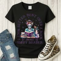 I Look Better Bent Over A Book Proud Smut Reader Women's T-Shirt thumb 3