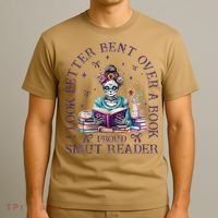 I Look Better Bent Over A Book Proud Smut Reader T-Shirt thumb 3