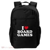 I Love Board Games Backpack thumb 0