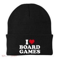 I Love Board Games Beanie thumb 0