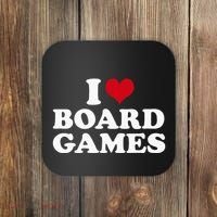 I Love Board Games Coaster thumb 0