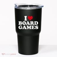 I Love Board Games Tumbler thumb 0