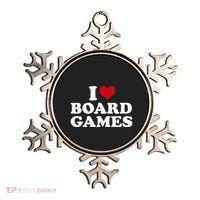 I Love Board Games Ornament thumb 0