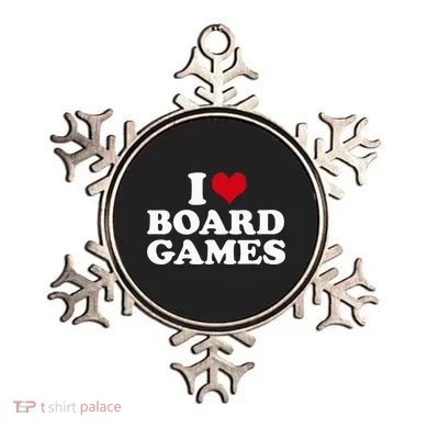 I Love Board Games Ornament