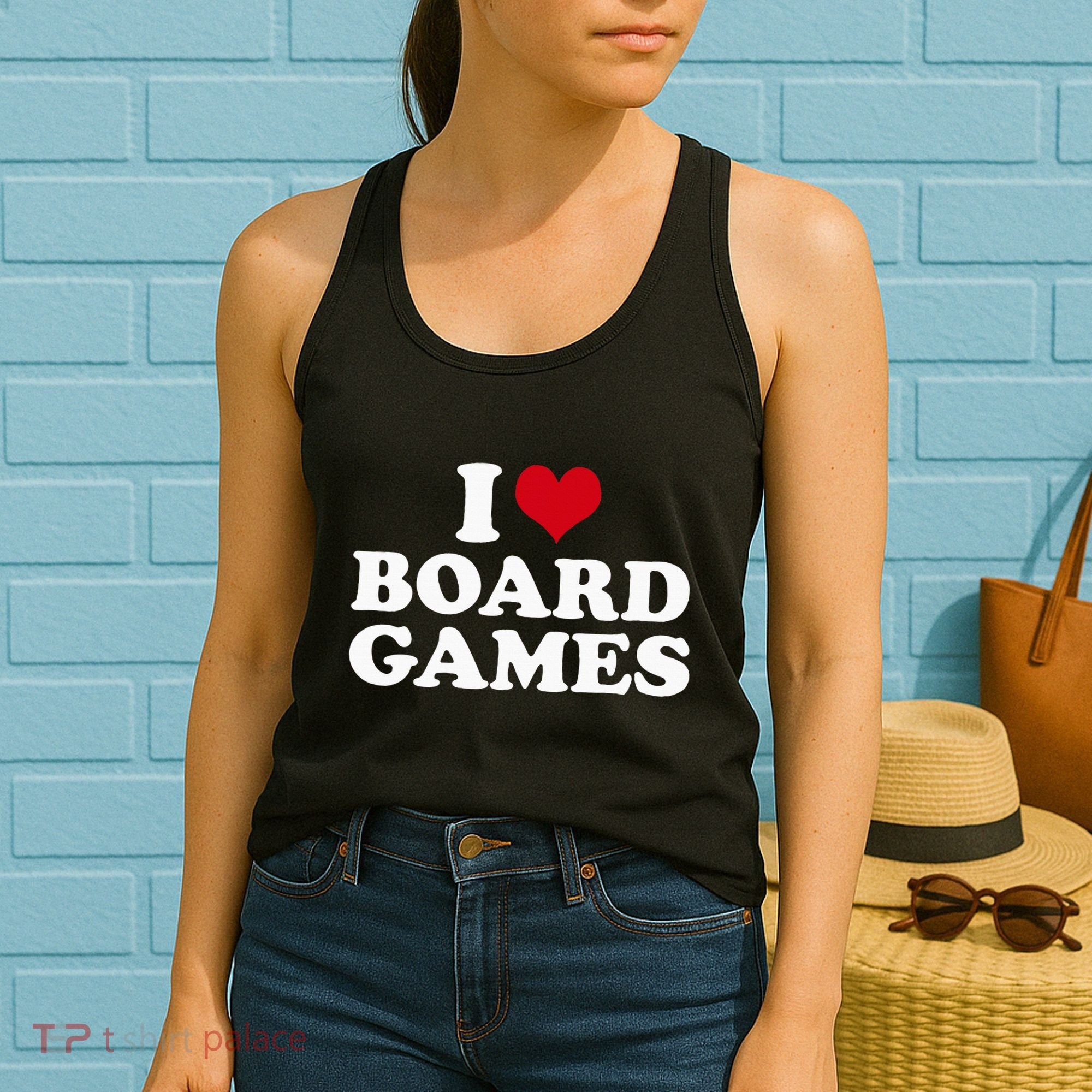I Love Board Games Women's Tank Top