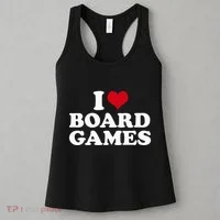 I Love Board Games Women's Tank Top thumb 3