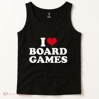 I Love Board Games Tank Top thumb 2