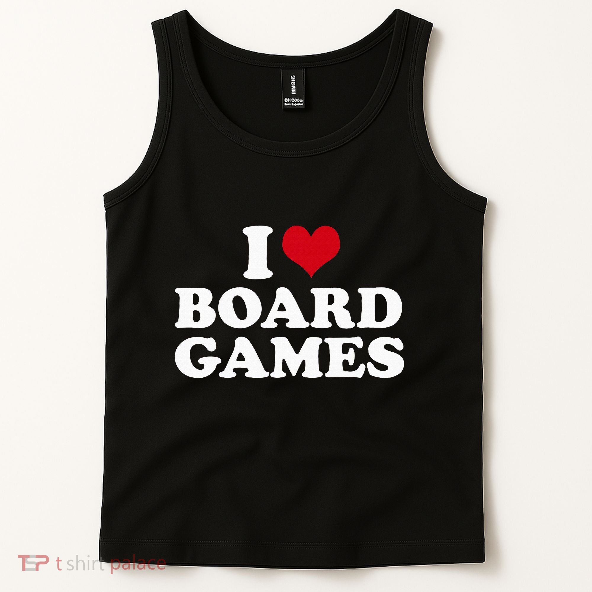 I Love Board Games Tank Top