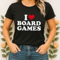I Love Board Games Women's T-Shirt thumb 2