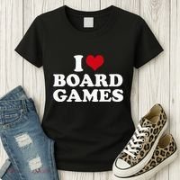 I Love Board Games Women's T-Shirt thumb 3
