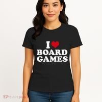 I Love Board Games Women's T-Shirt thumb 4