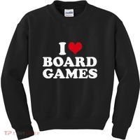 I Love Board Games Kids Sweatshirt thumb 0