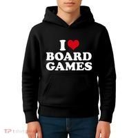 I Love Board Games Kids Hoodie thumb 4