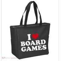 I Love Board Games Tote Bag thumb 2