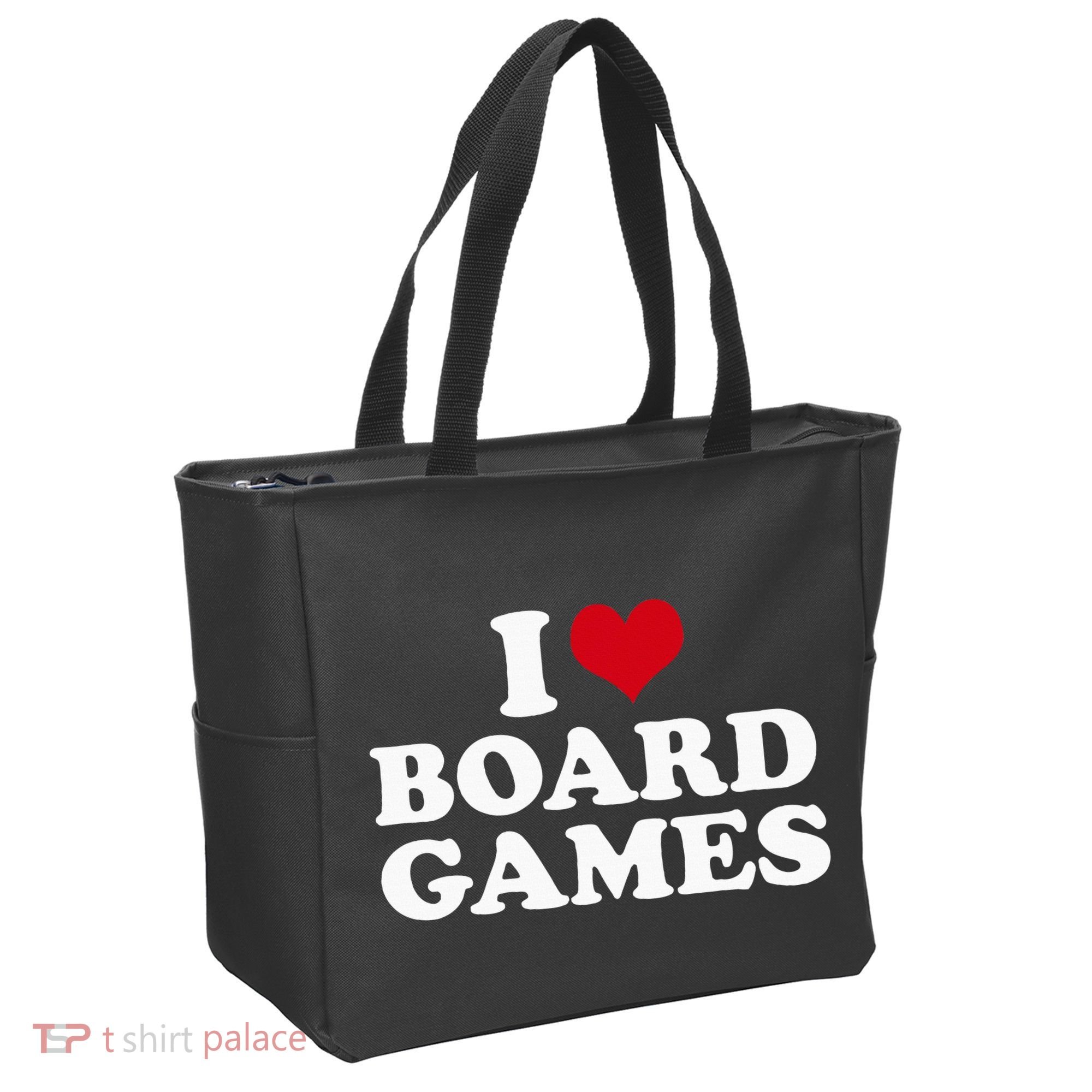 I Love Board Games Tote Bag